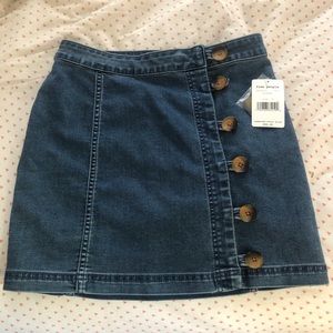 FREE PEOPLE Jean skirt